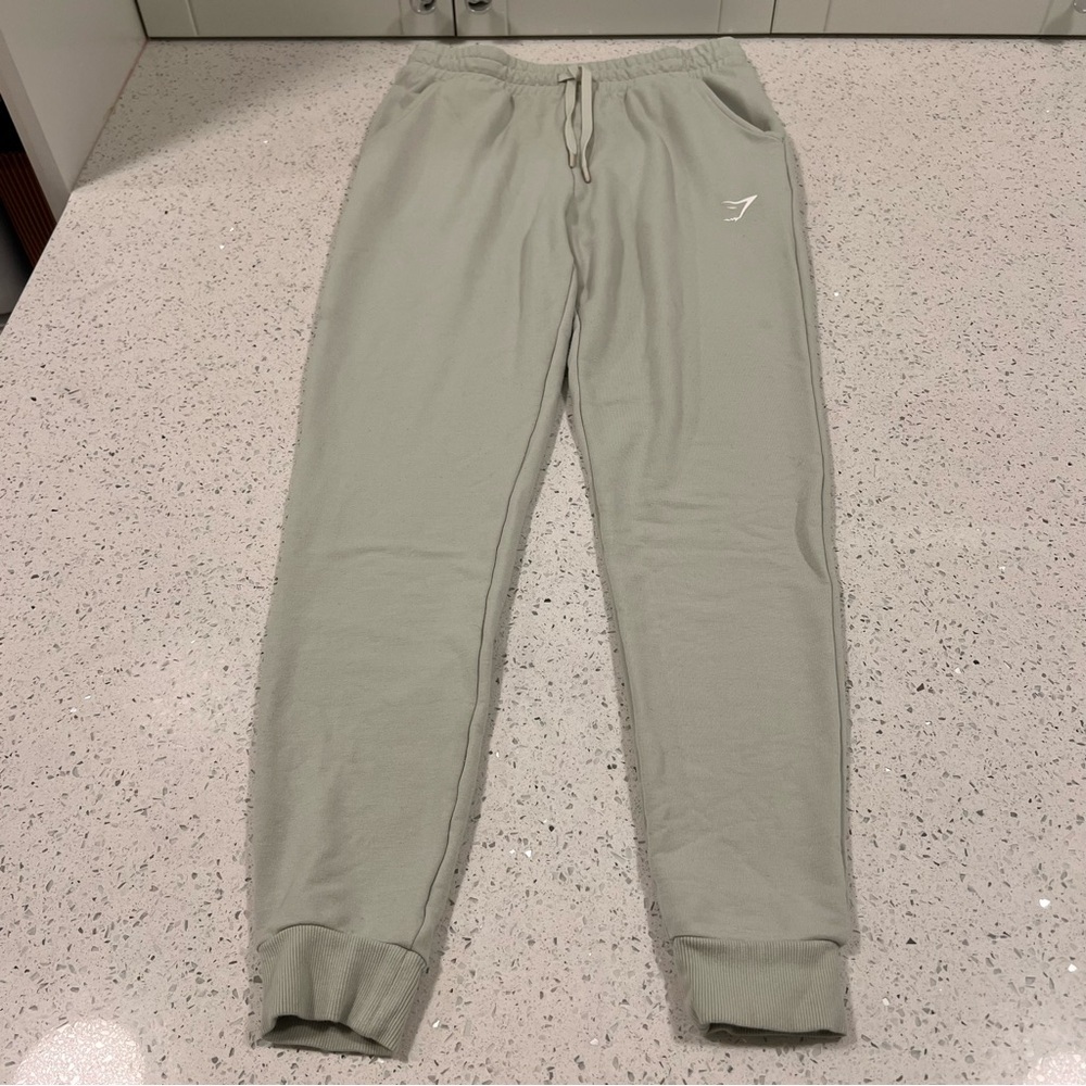GYMSHARK Flex High Waisted Joggers Pistachio Green - Picture 9 of 15